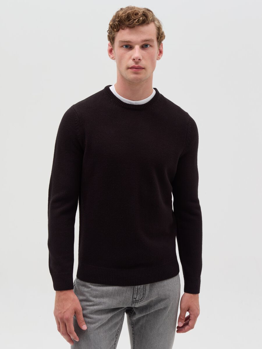 Round neck pullover_2