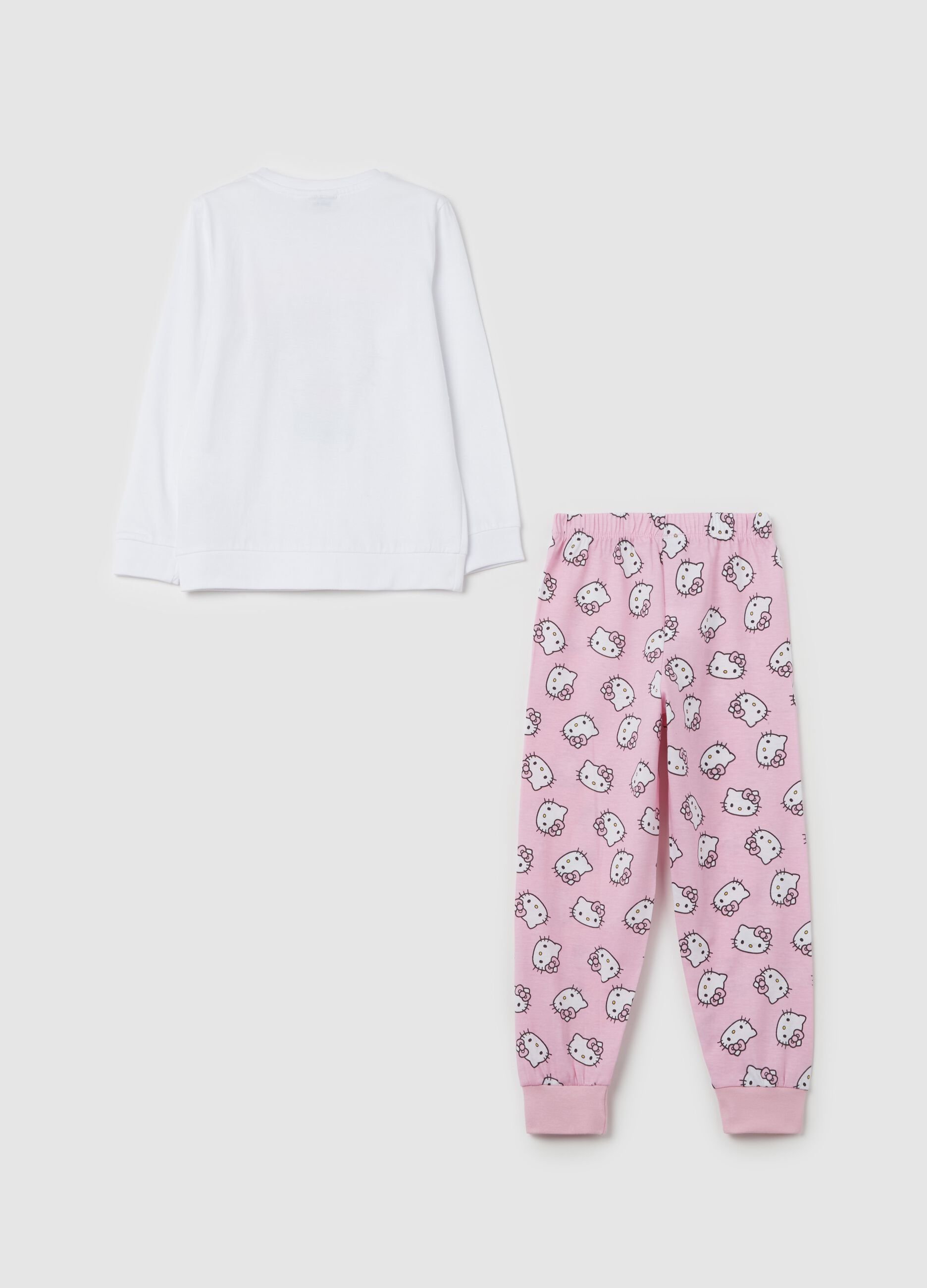 Organic cotton pyjamas with Hello Kitty print