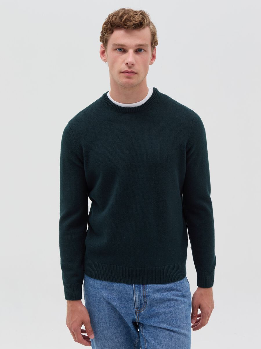 Round neck pullover_1