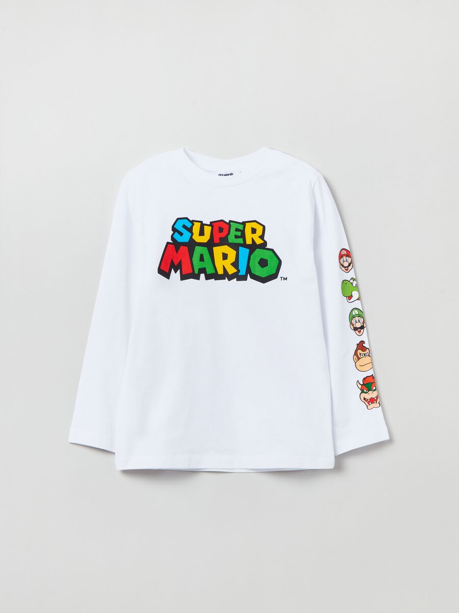 T-shirt with long sleeves and Super Mario™ print_0
