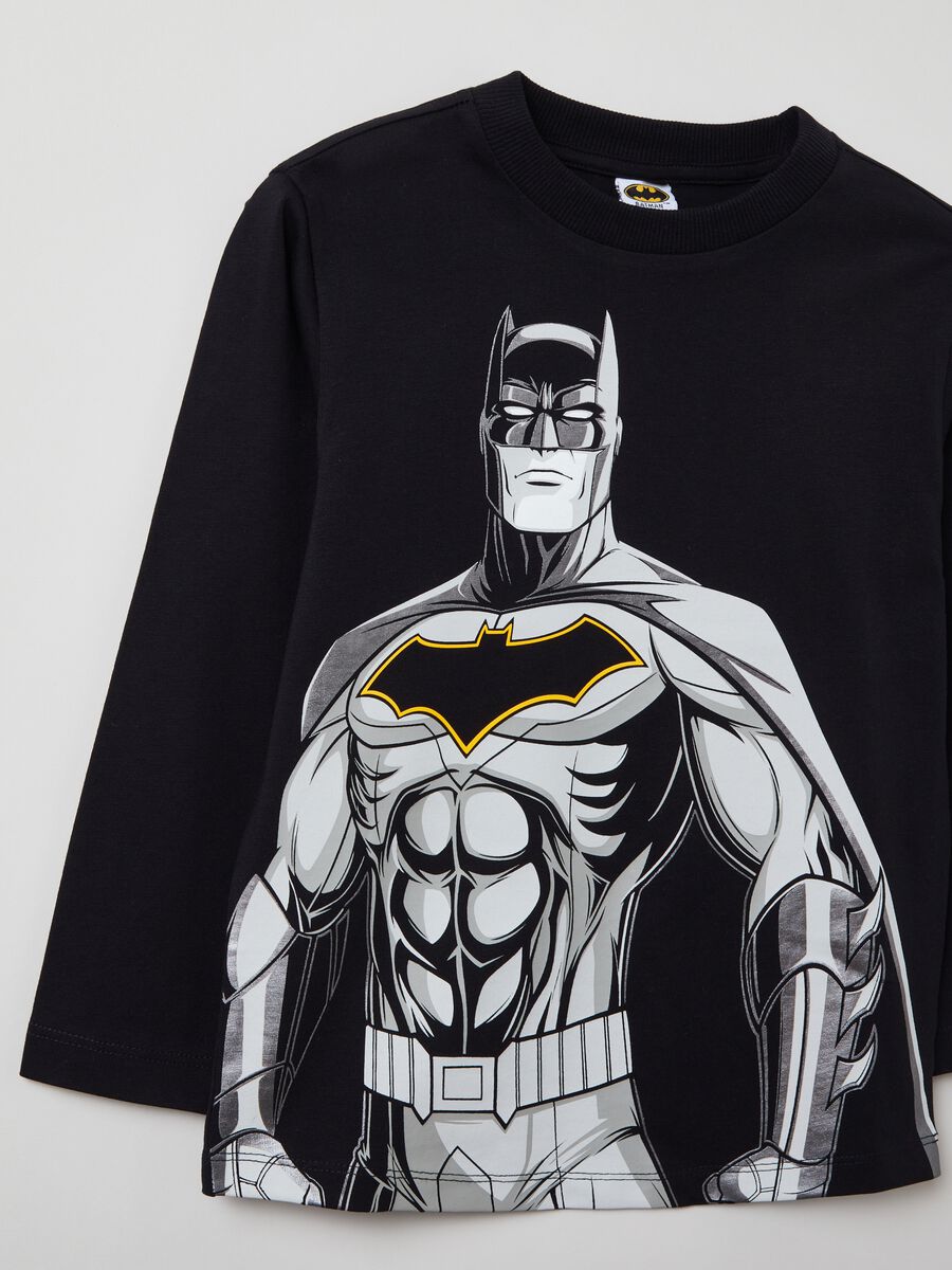 T-shirt with Batman print and long sleeves_2