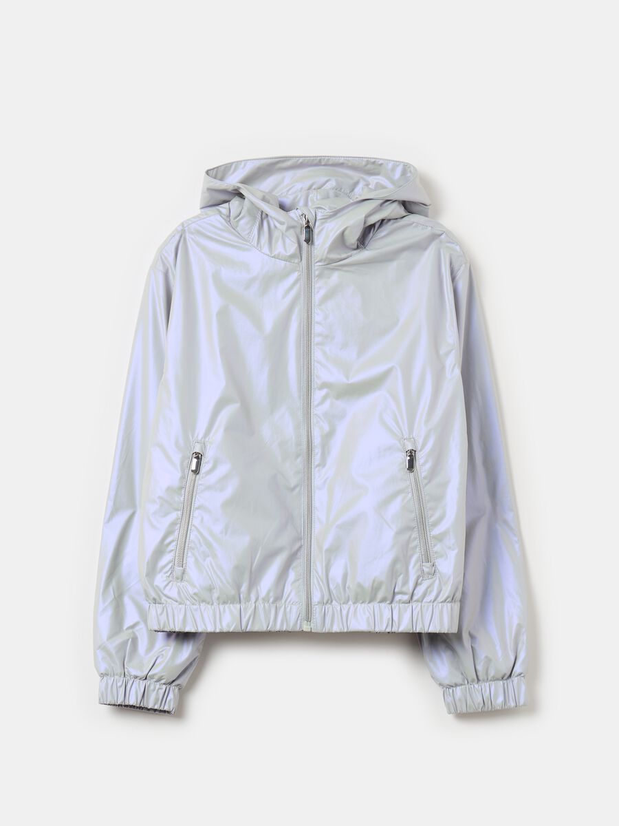 Waterproof jacket with hood_0