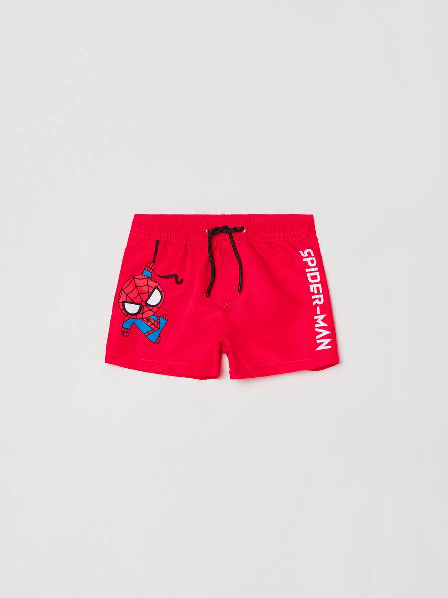 Swimming trunks with Marvel Spider-Man print_0