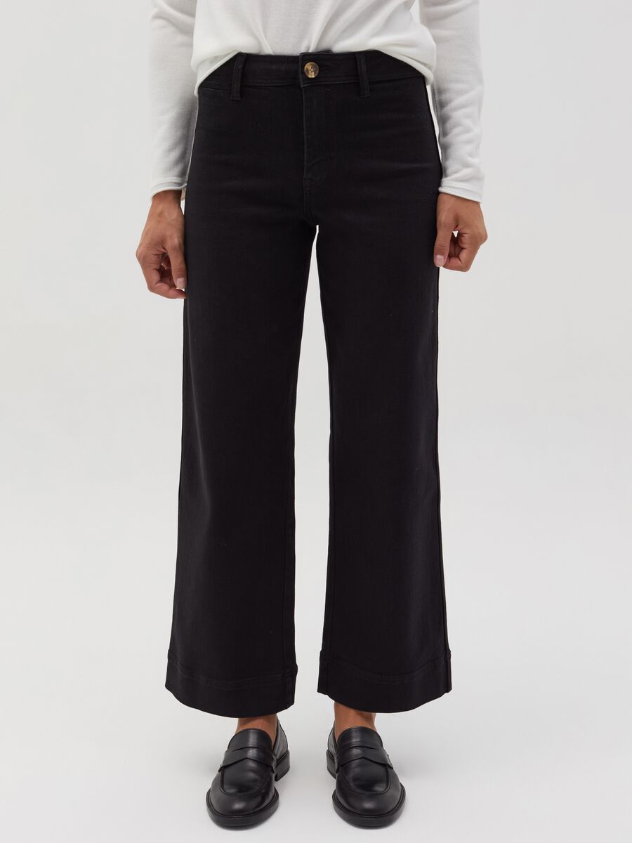 Jeans culotte stretch_0