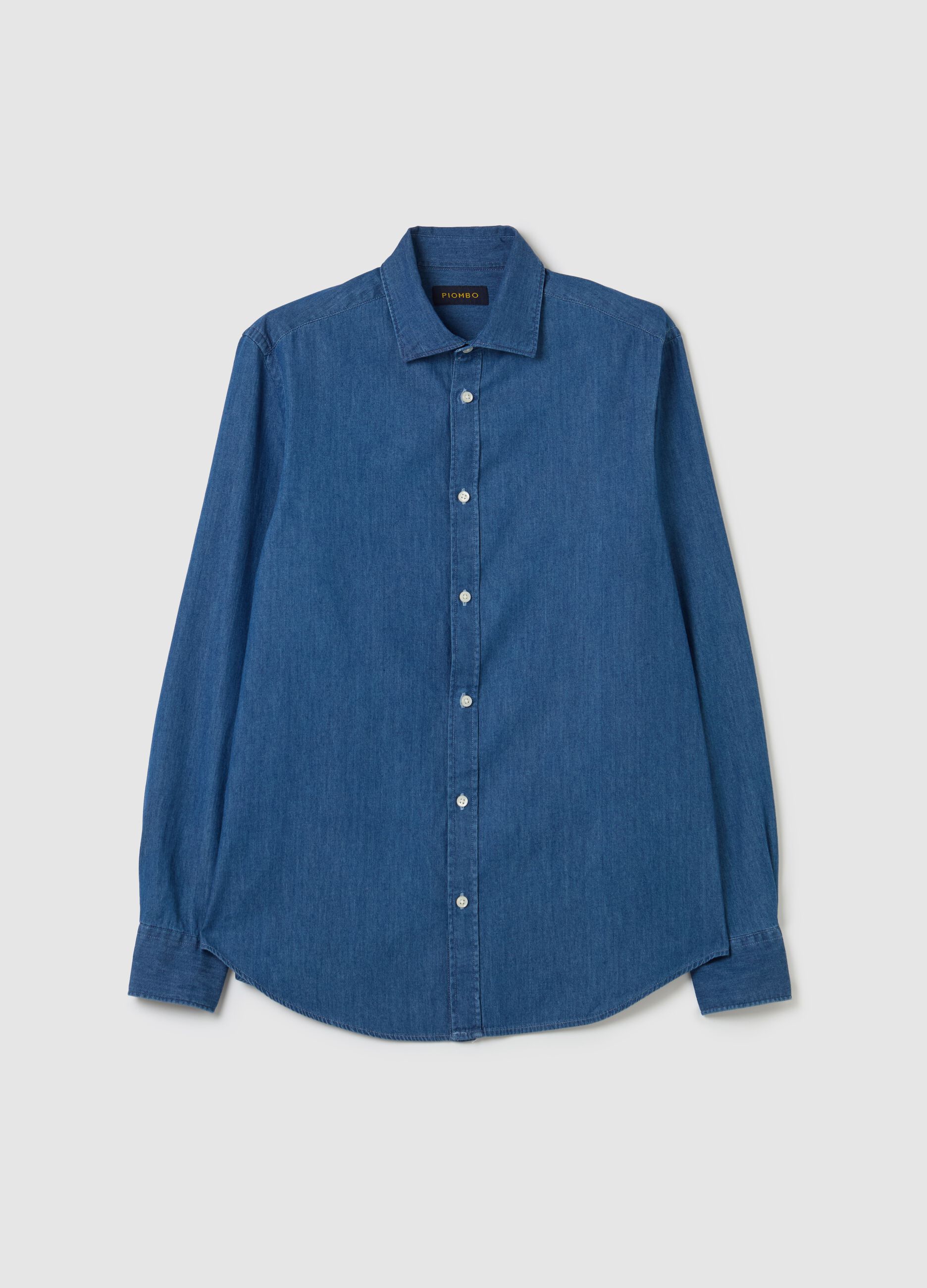 Regular-fit shirt in denim