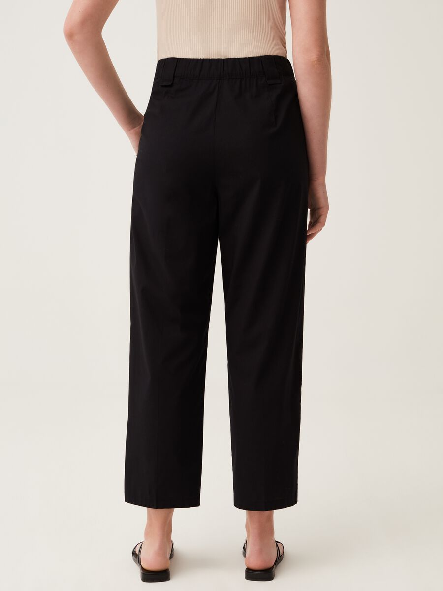 Ankle-fit cigarette trousers with darts_2