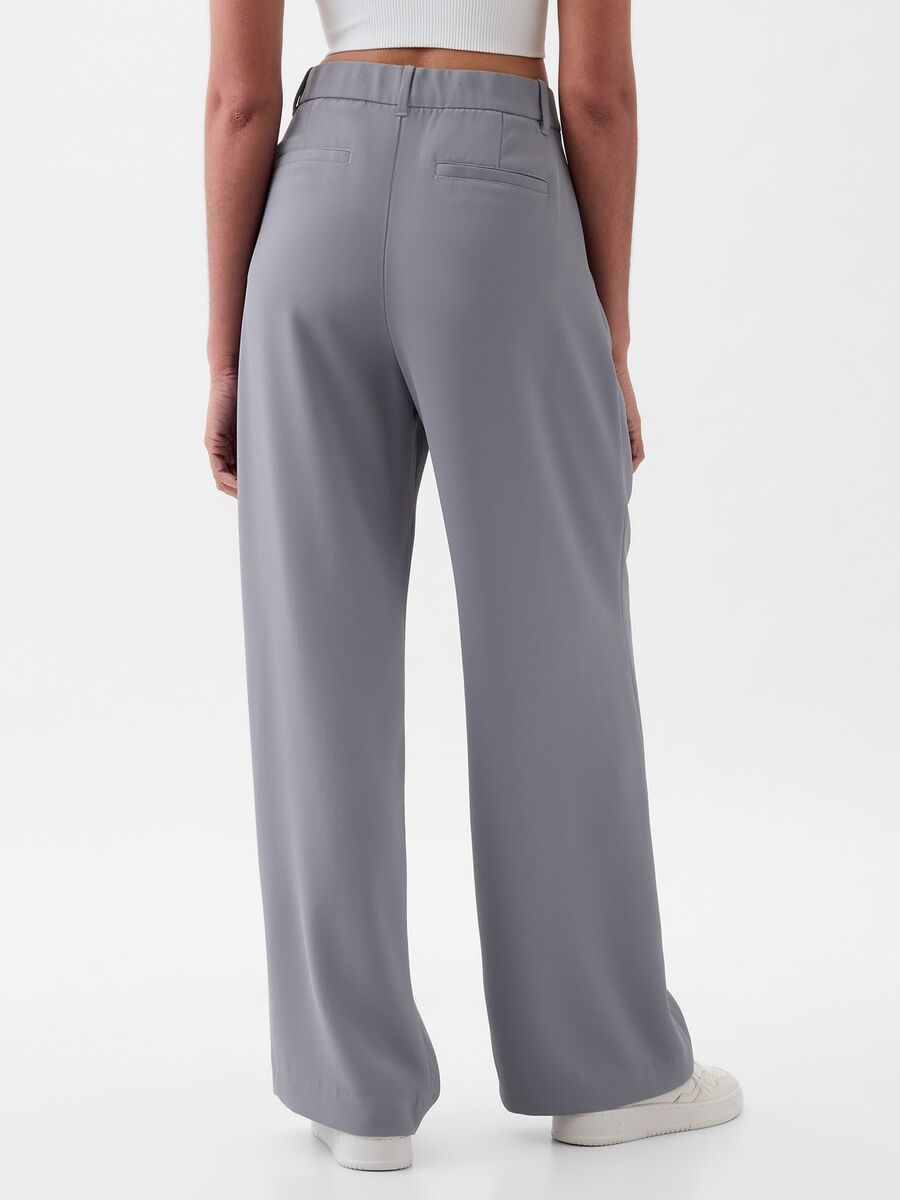 Wide-leg trousers with high waist and darts_2