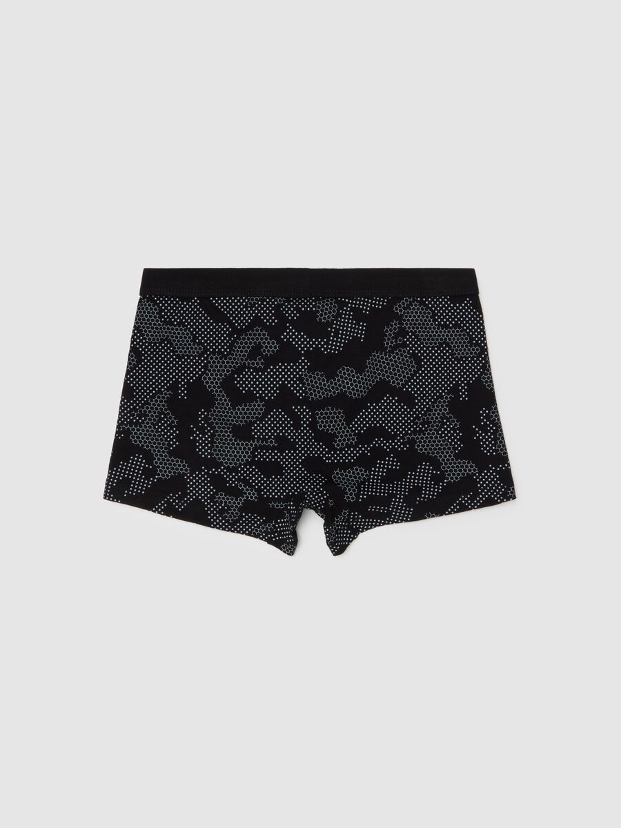 Organic cotton boxer shorts with print_1