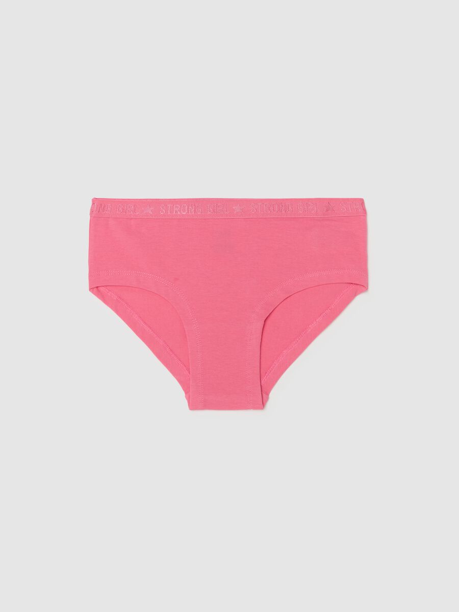 Organic cotton French knickers with lettering_0