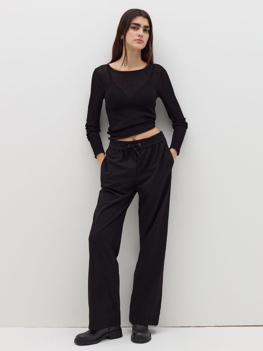 Relaxed-fit trousers with drawstring_2