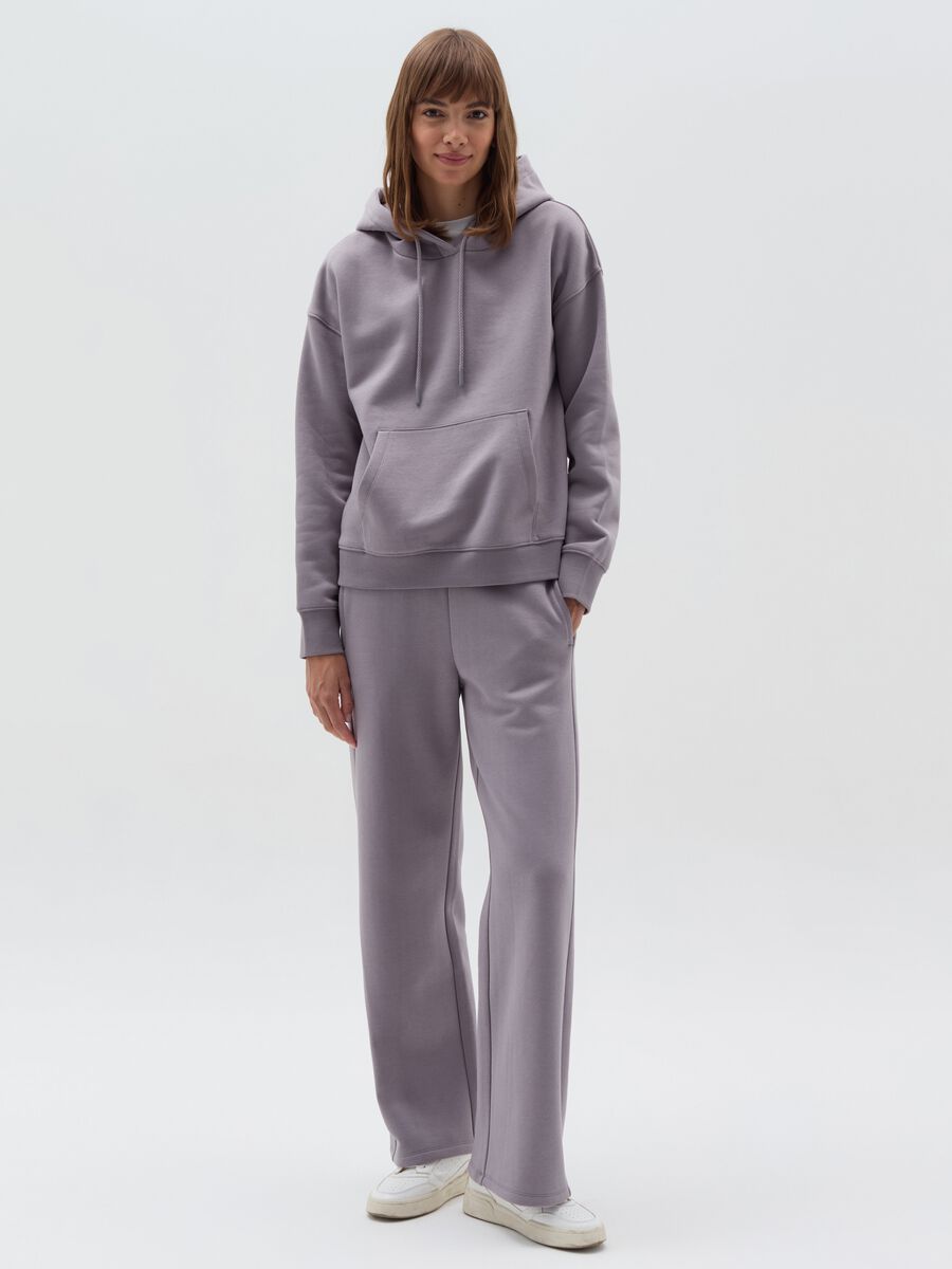 Essential relaxed-fit joggers in fleece_0