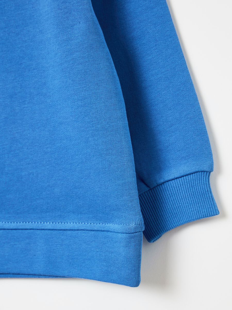 Solid colour sweatshirt in French terry_3