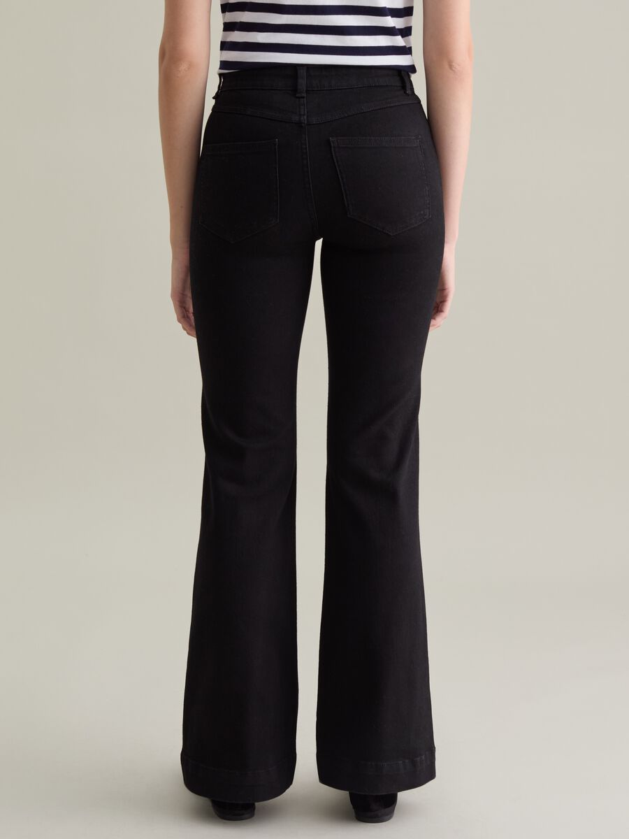 Bootcut-fit jeans with high waist_2