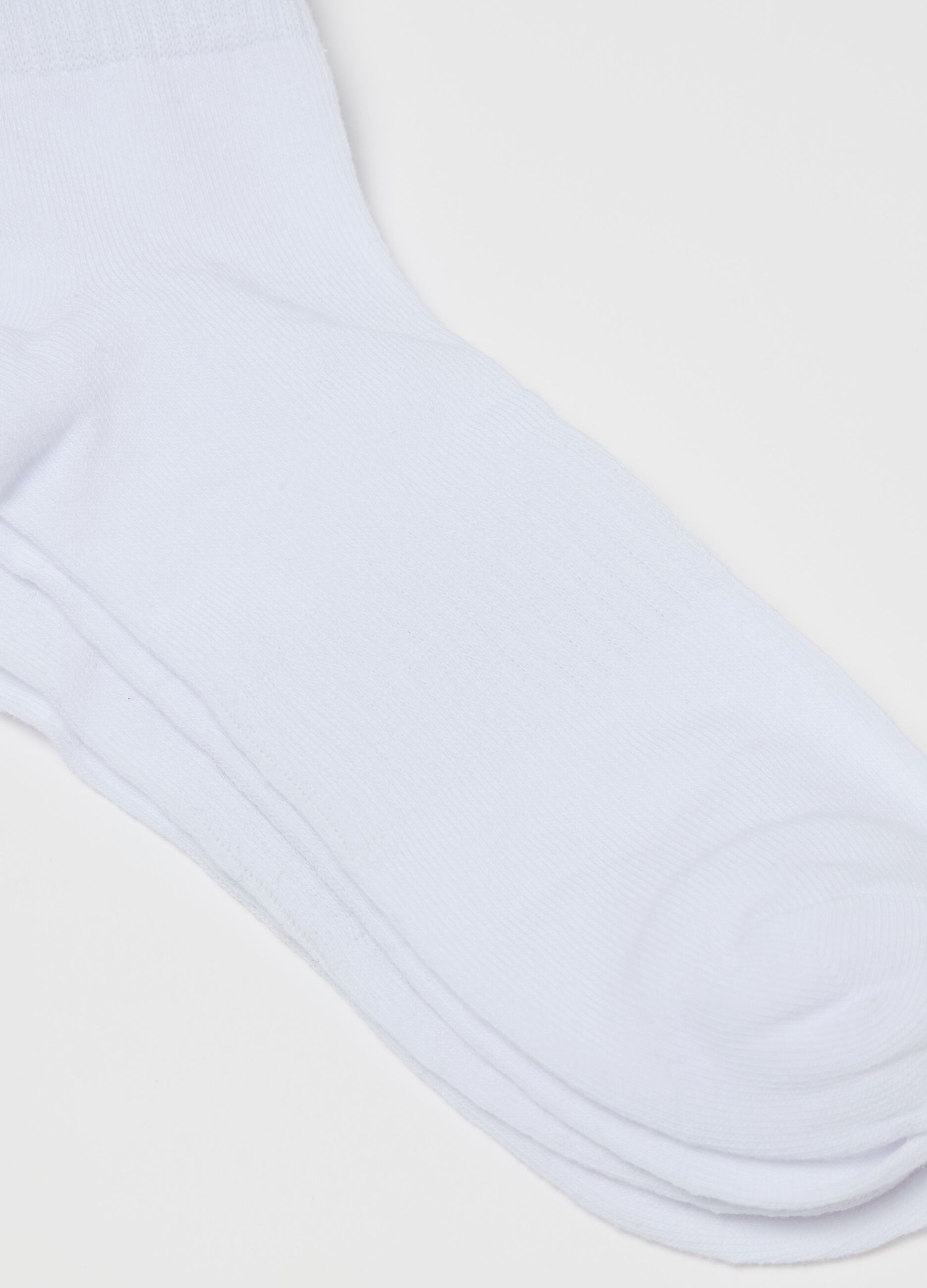 Three-pair pack short stretch socks