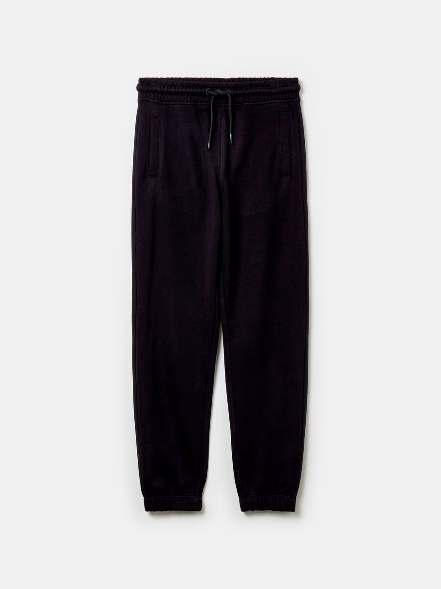 Joggers Essential in cotone bio con coulisse_0