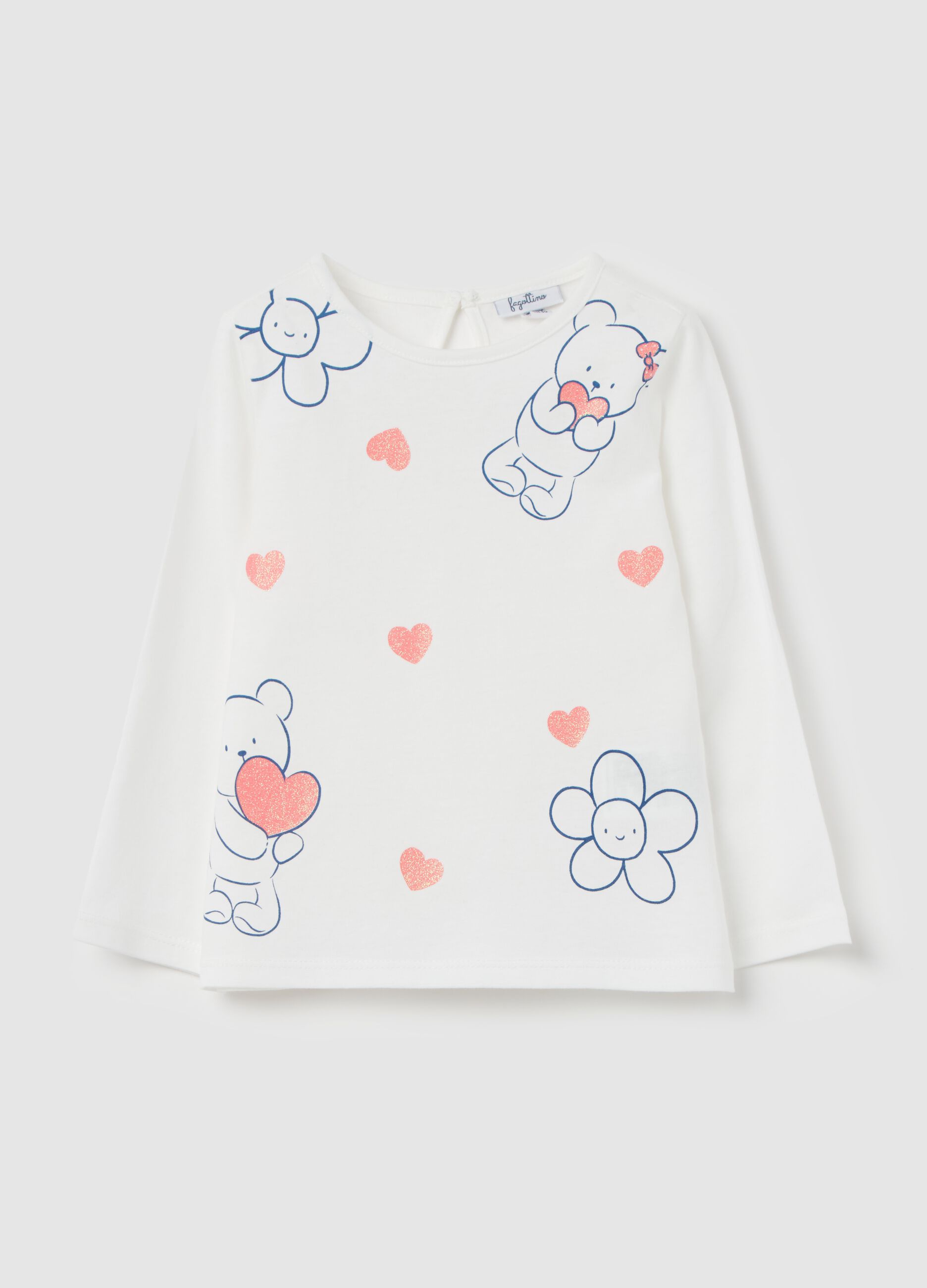 Long-sleeved T-shirt with print