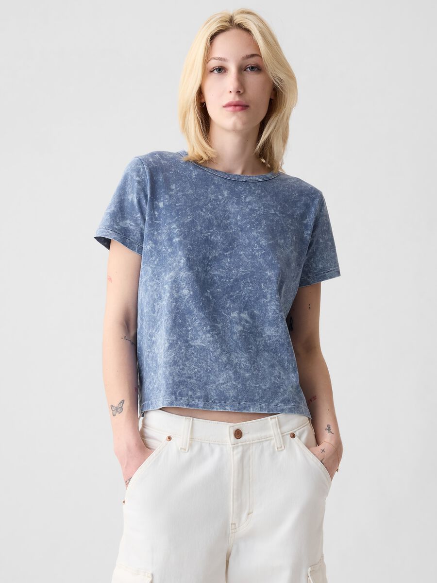 Organic cotton T-shirt with round neck_1