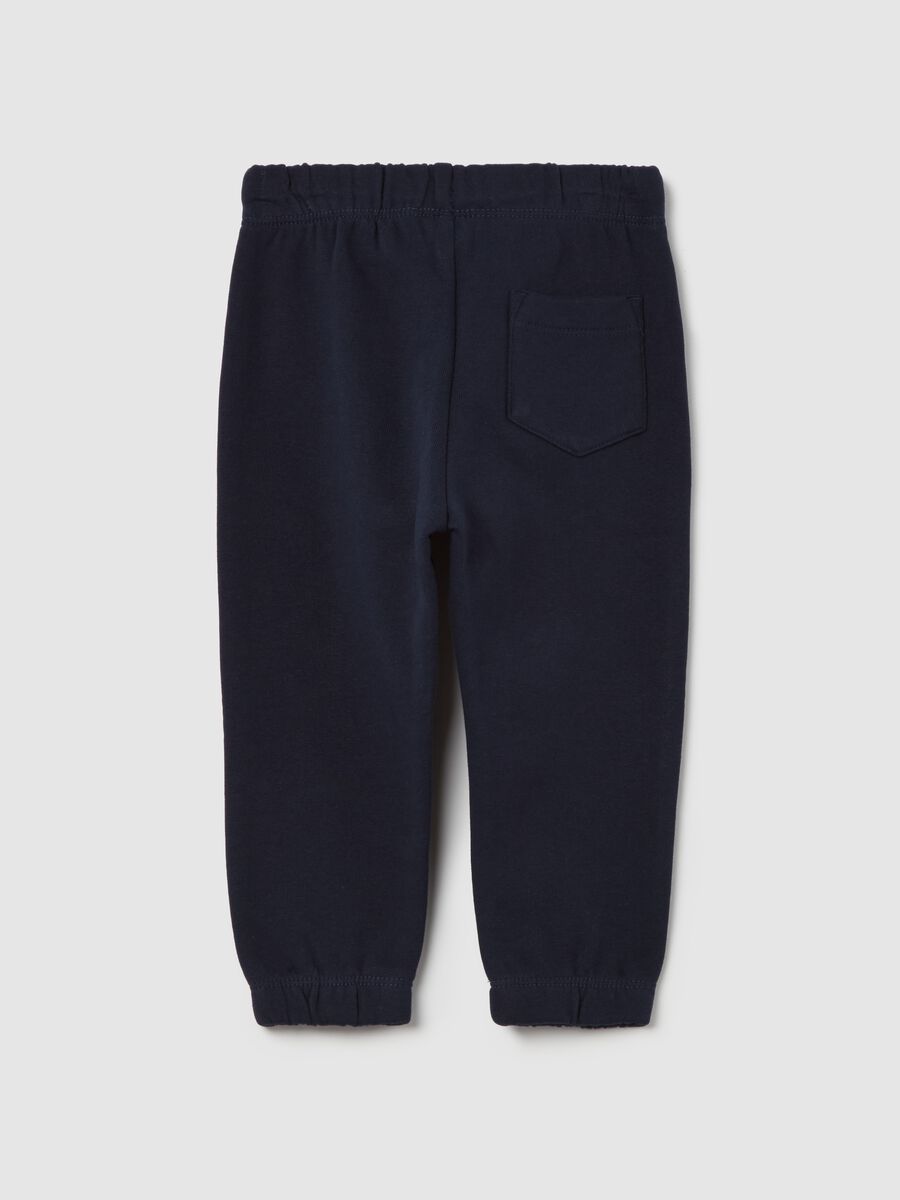 Fleece joggers with drawstring_1