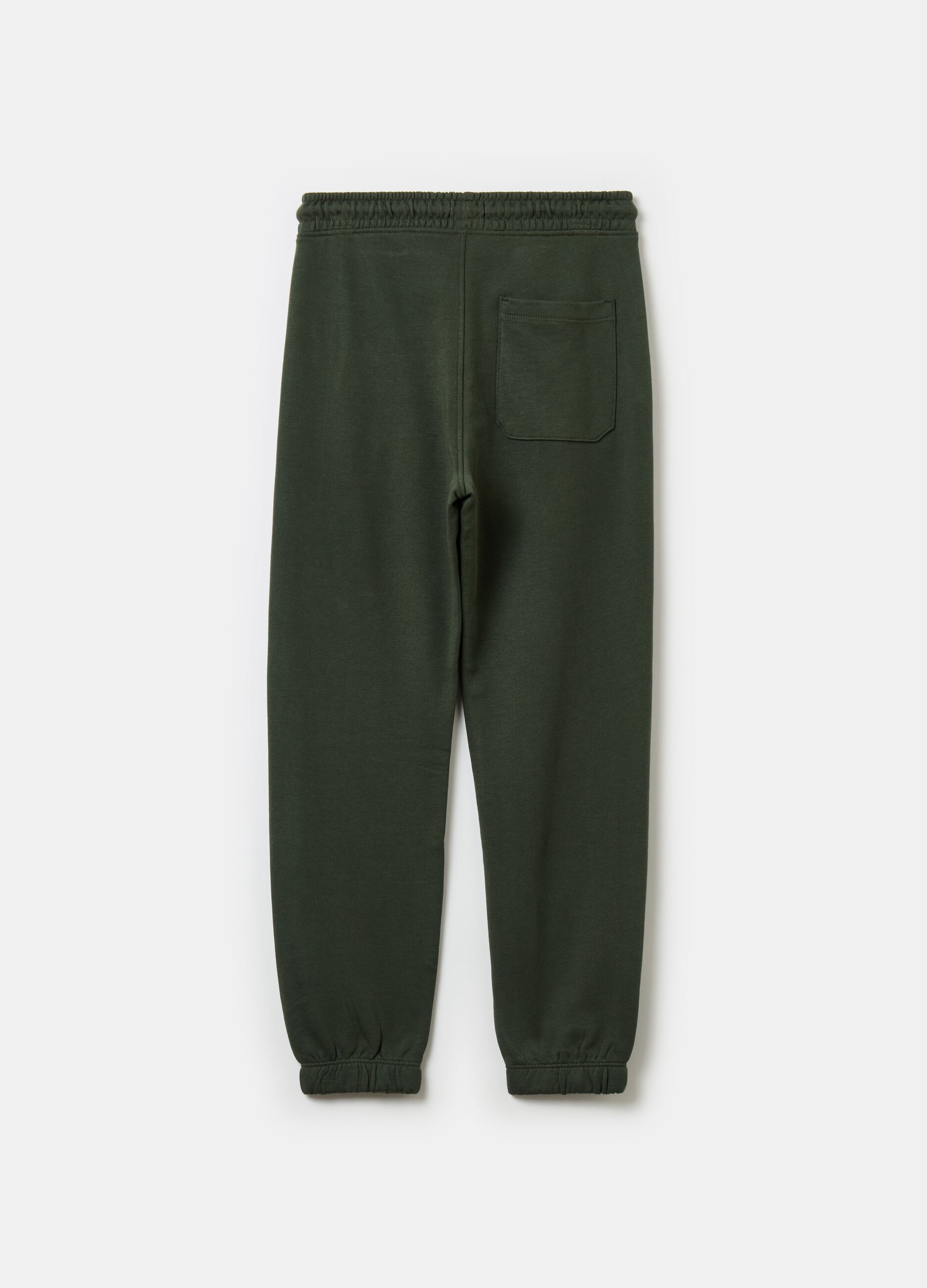 Essential joggers in organic cotton with drawstring