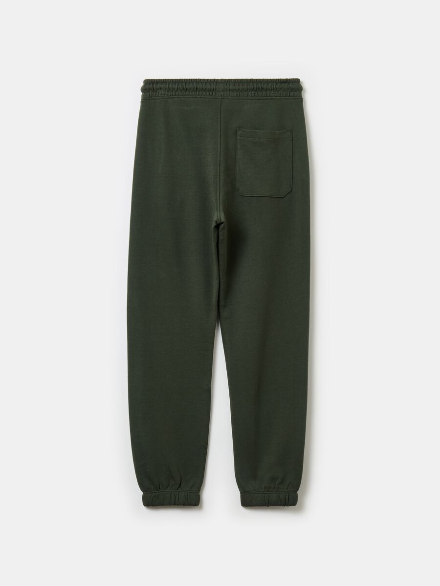 Essential joggers in organic cotton with drawstring_1