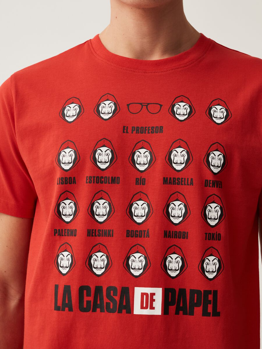 T-shirt stampa maschera La Casa de Papel_3