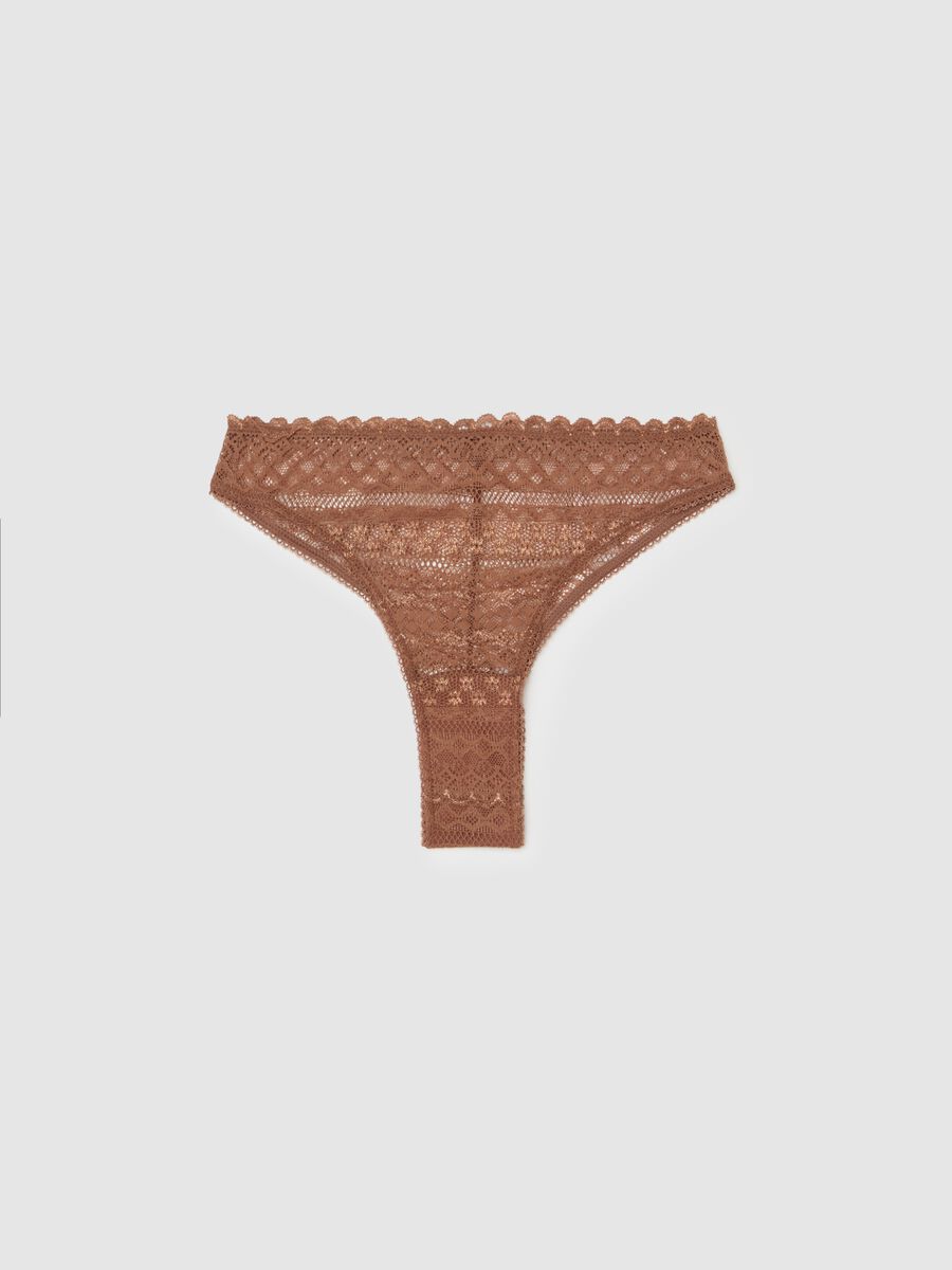 Brazilian-cut briefs in macramé lace_0