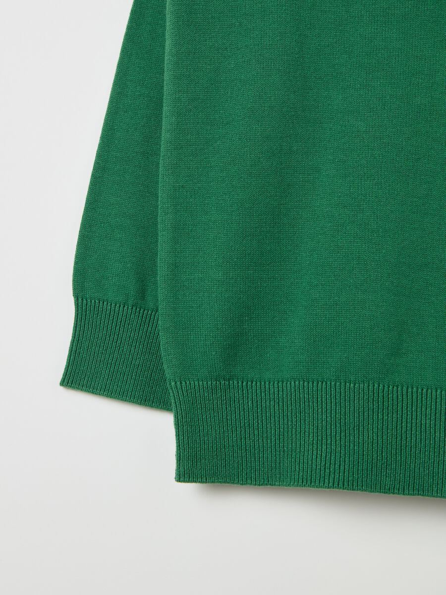 Cotton pullover with round neck_3