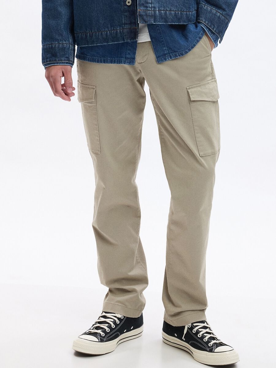 Pantaloni cargo slim fit_1