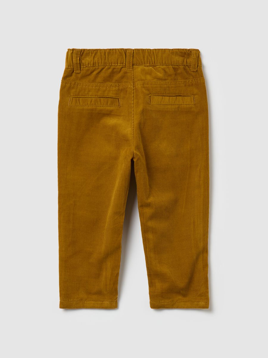 Pantaloni in corduroy con tasche_1