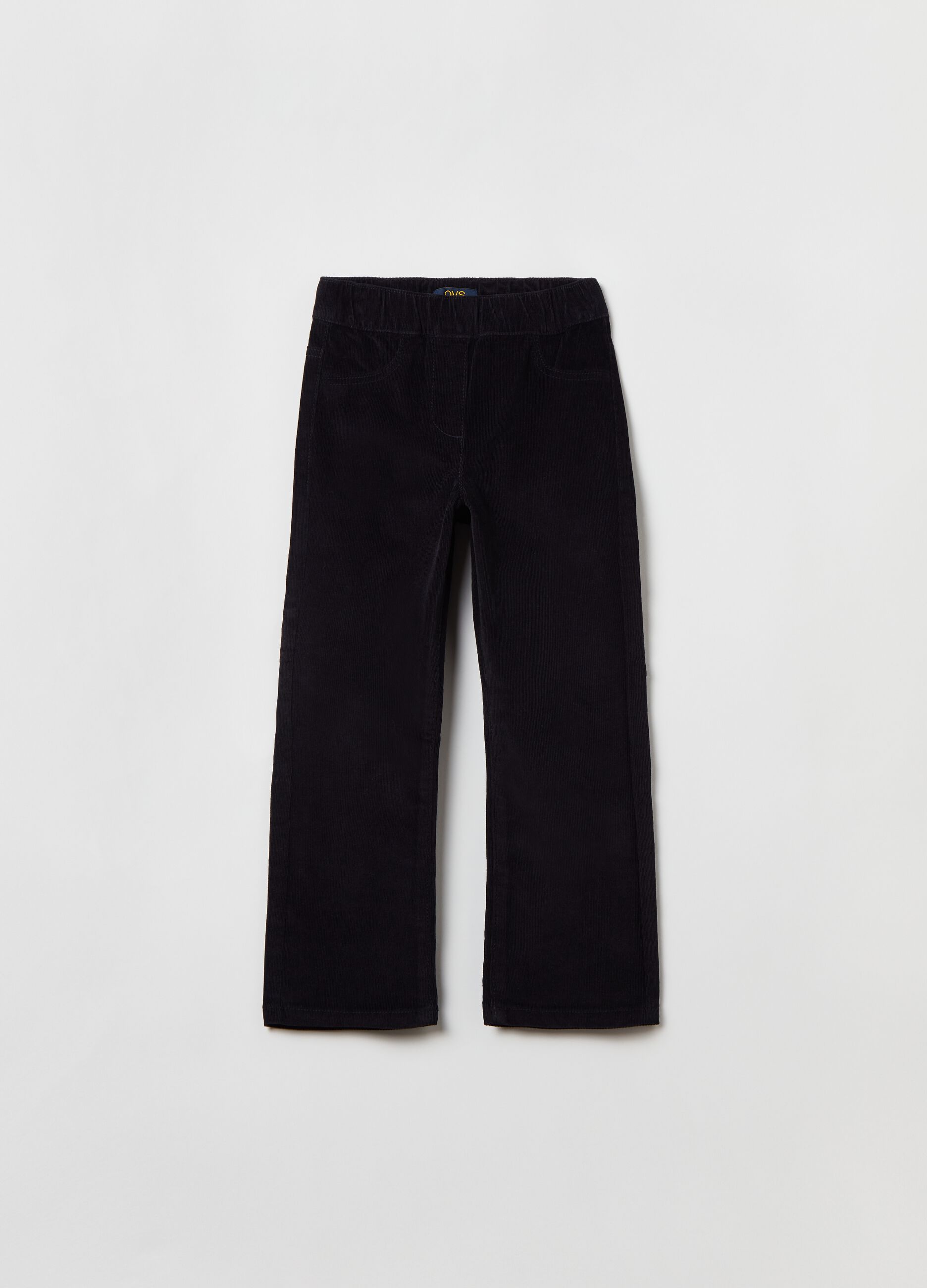 Flare-fit corduroy treggings