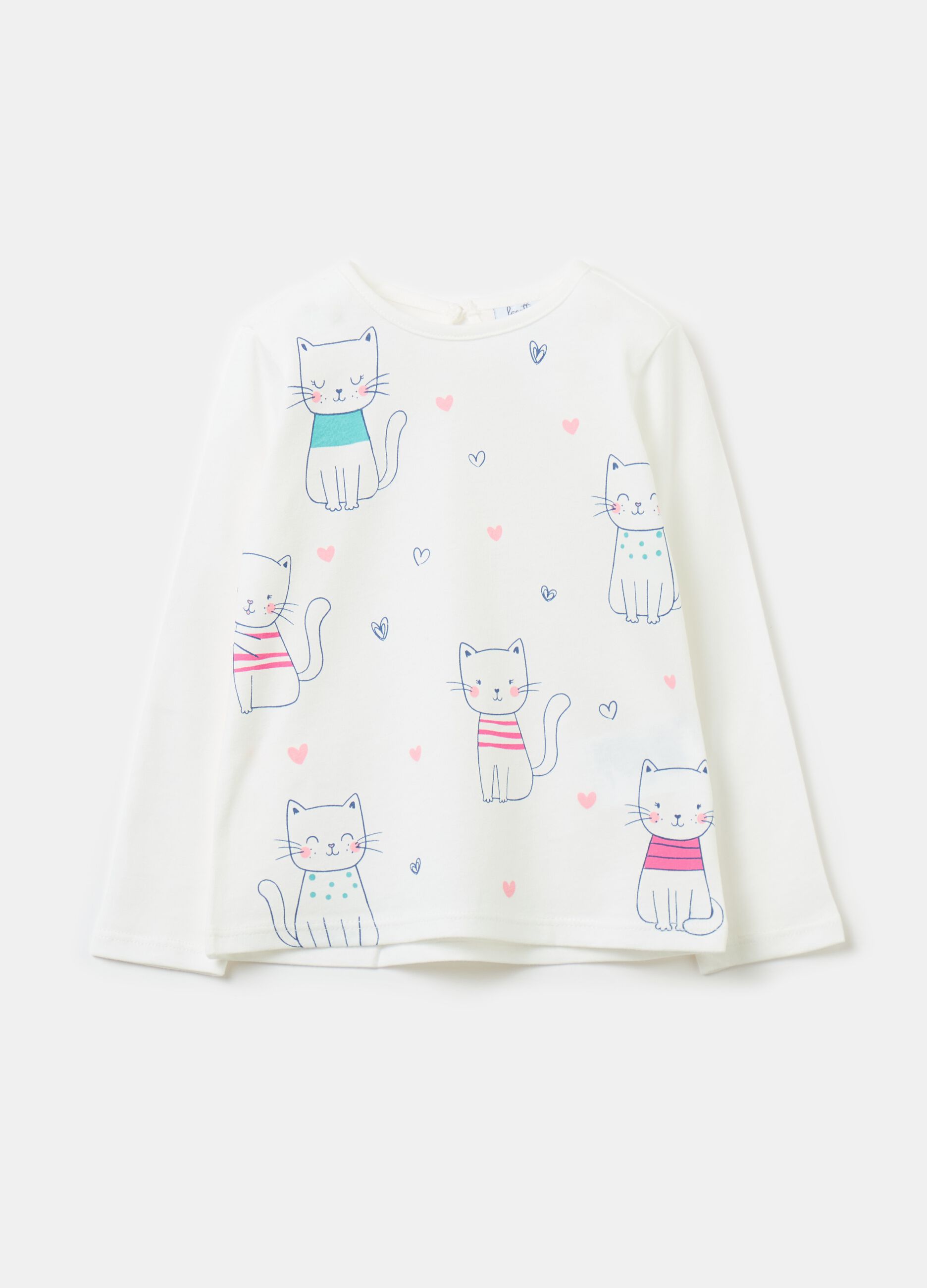 Long-sleeved T-shirt with print