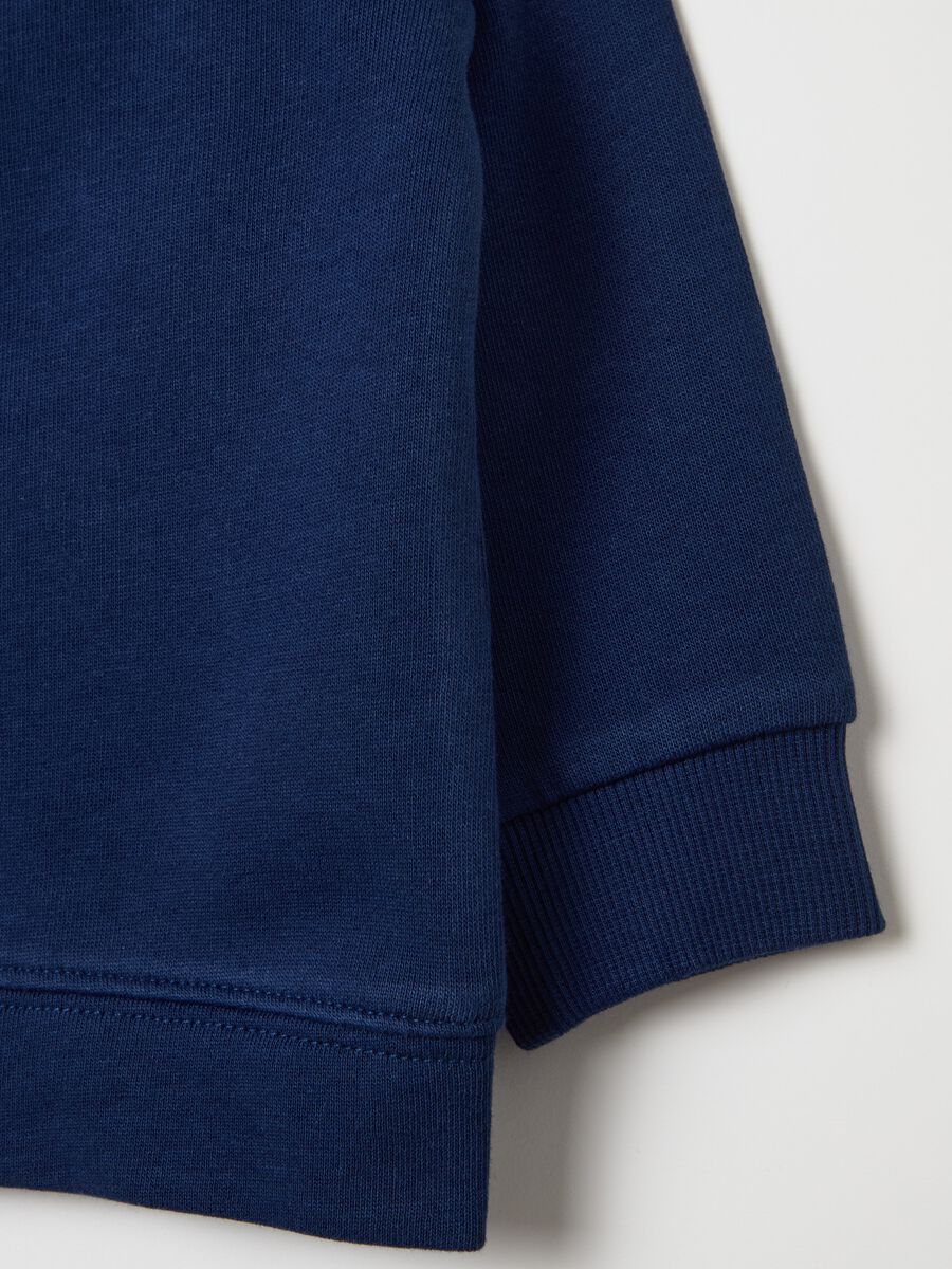 Full-zip sweatshirt in French terry with hood_3