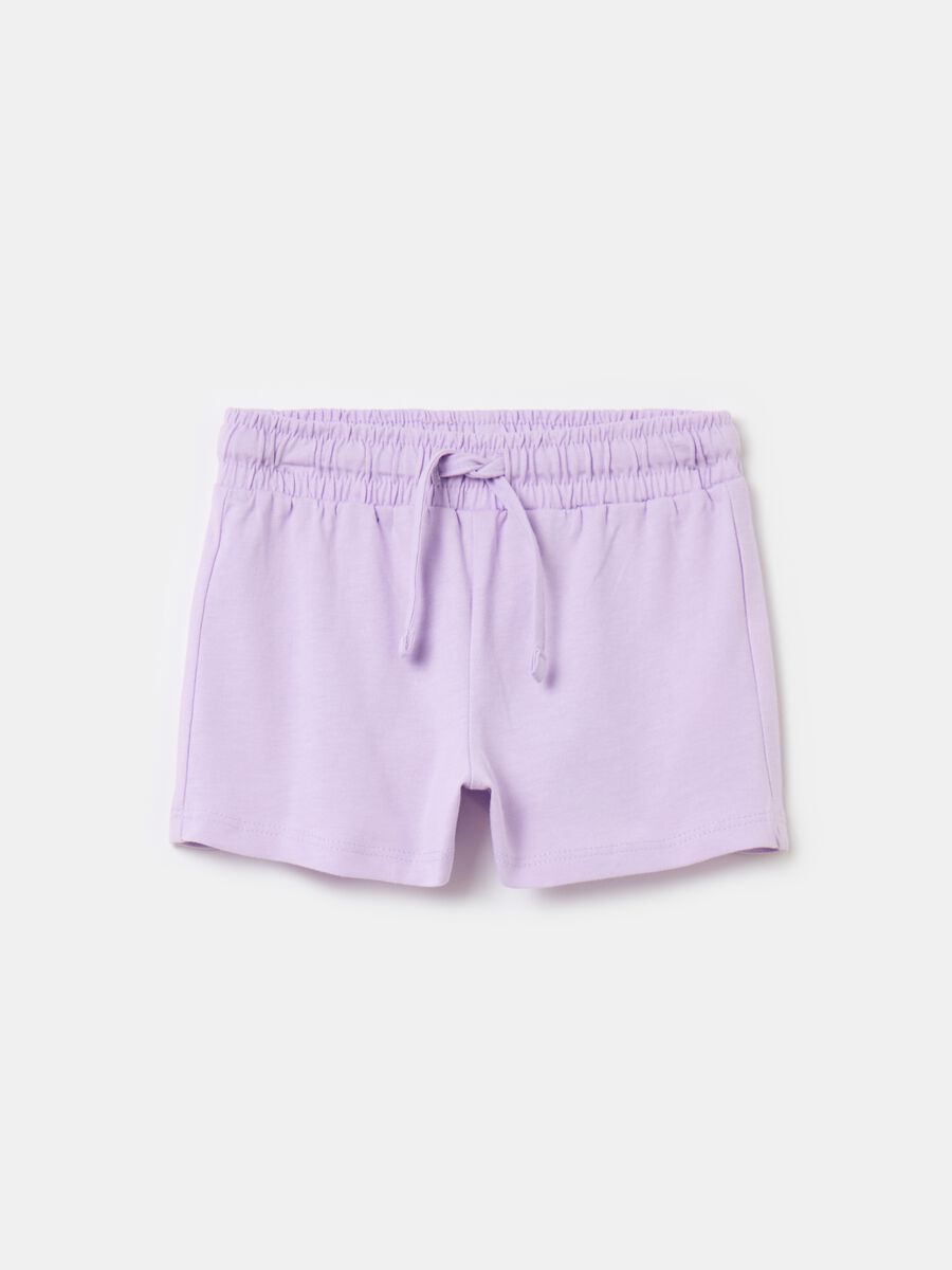 Jersey shorts with drawstring_0