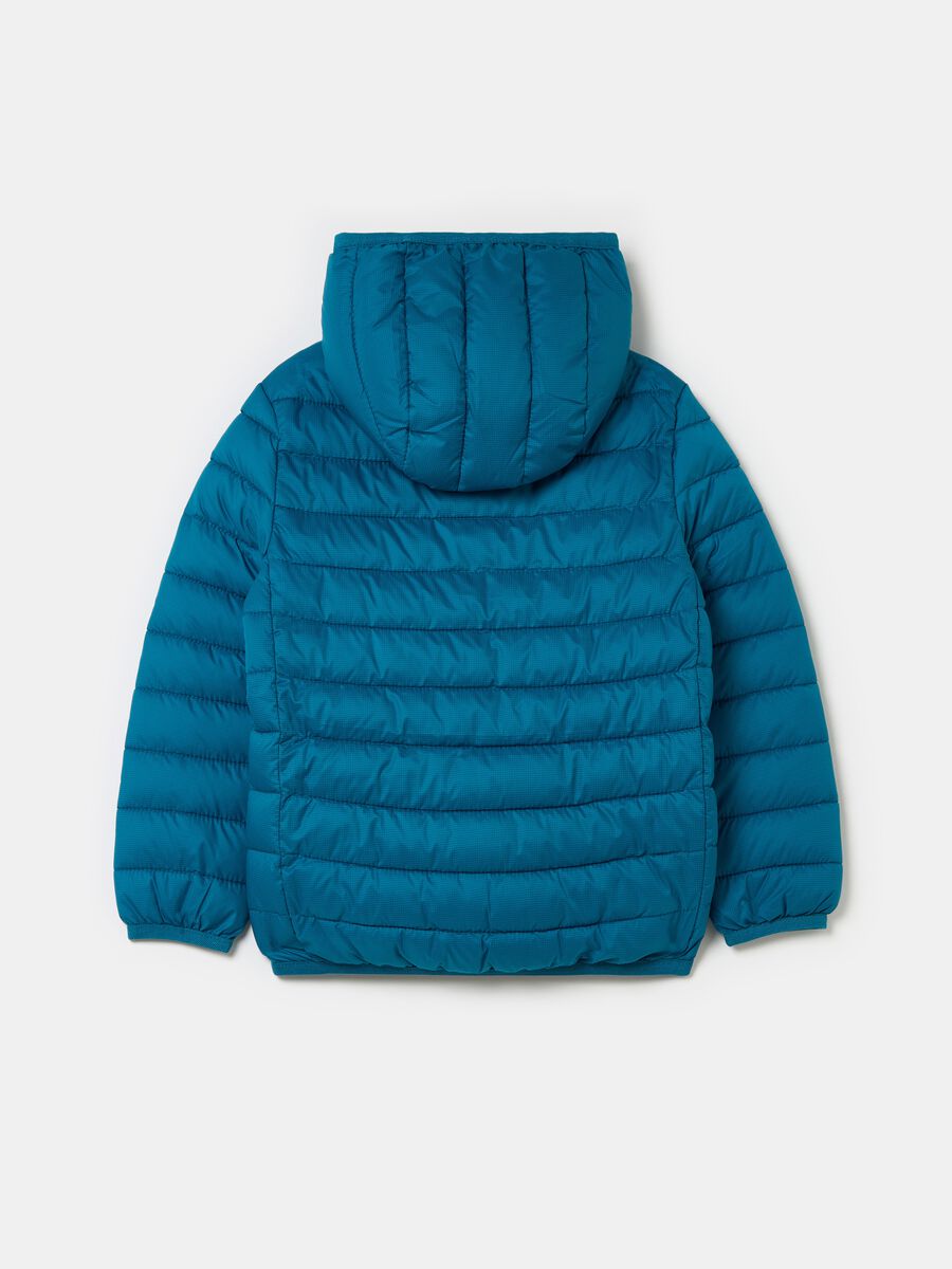 Ultralight down jacket with ripstop weave_1