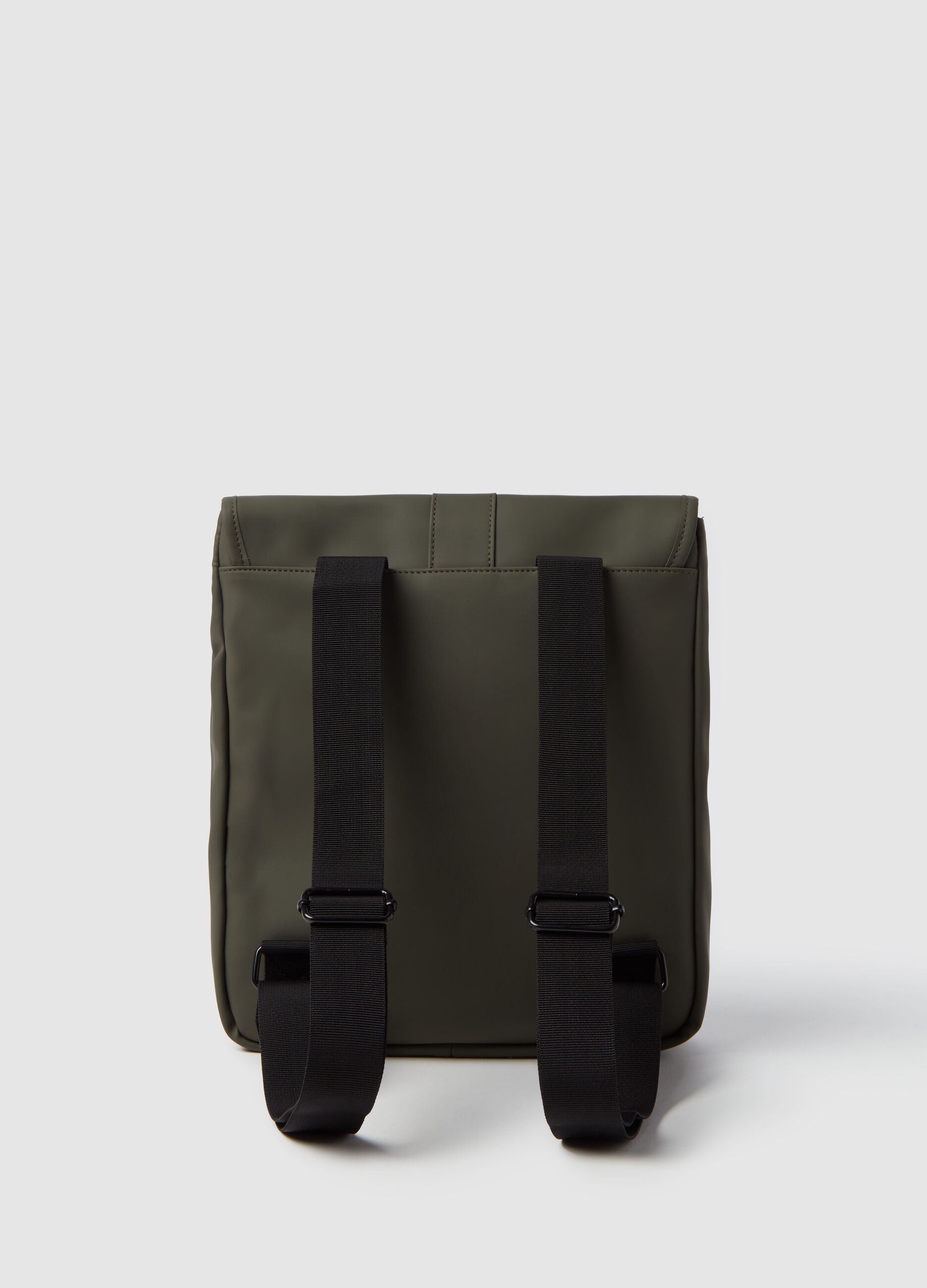 Waterproof backpack with flap