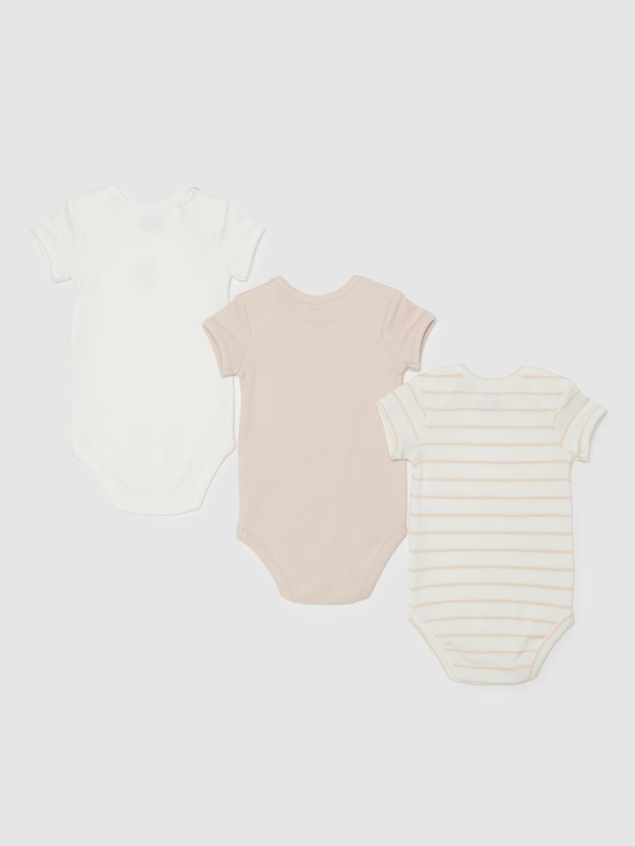 Three-pack bodysuits in organic cotton with print_1