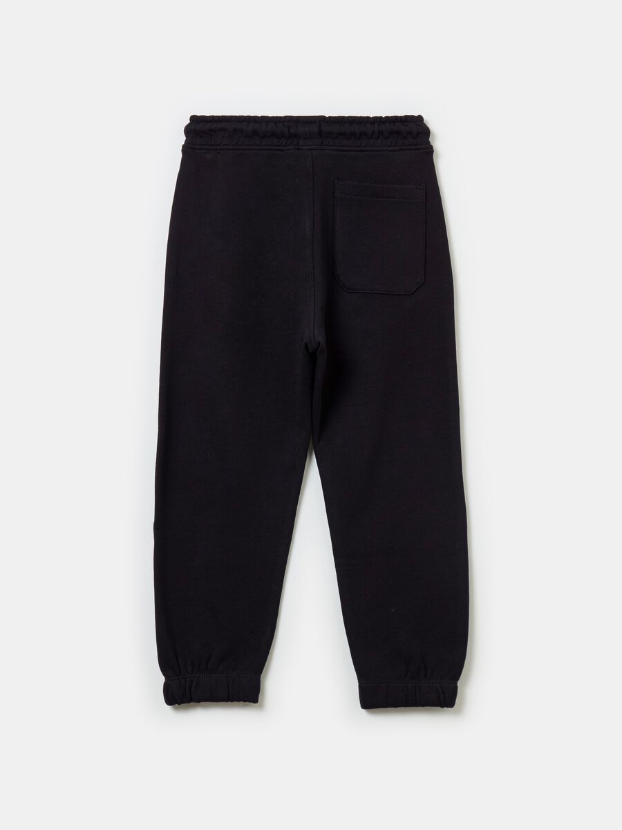 Essential joggers in cotton with drawstring_1