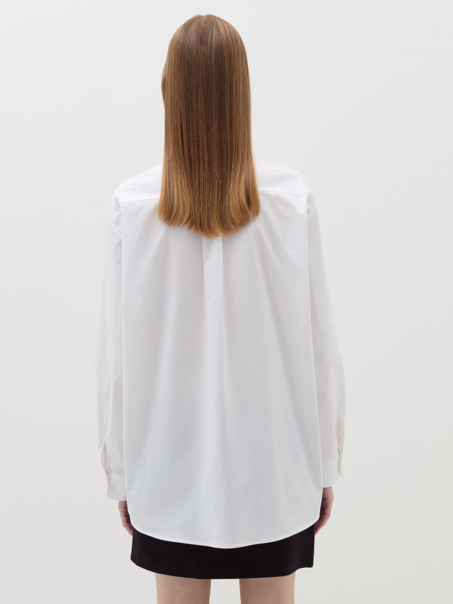 Oversized stretch cotton shirt_2