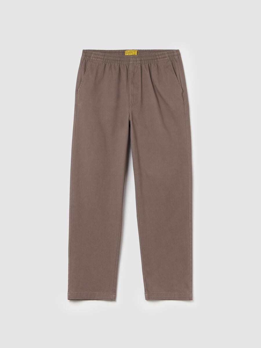 Chino trousers in stretch Oxford cotton_4