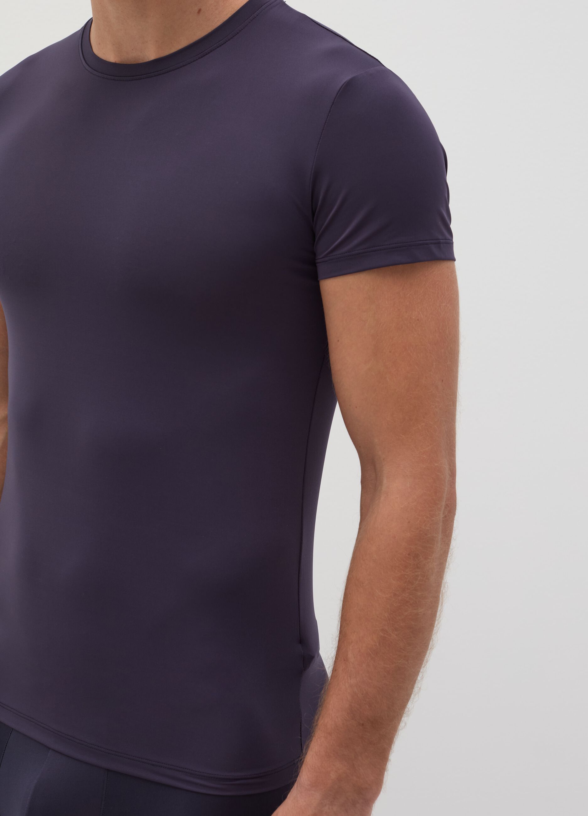 T-shirt intima in microfibra stretch