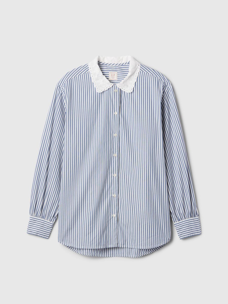 GAP for DÔEN shirt with collar in broderie anglaise_4