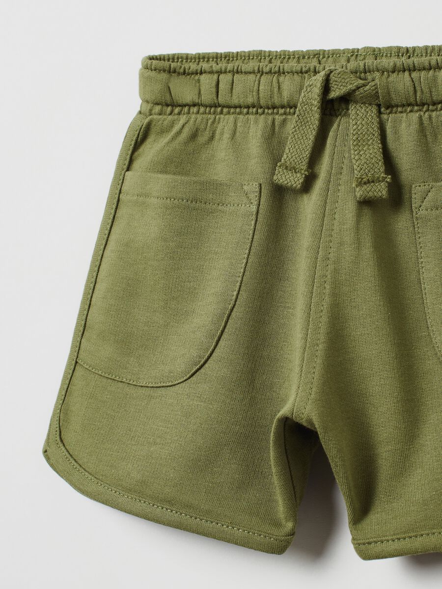 Shorts in cotone con coulisse_2