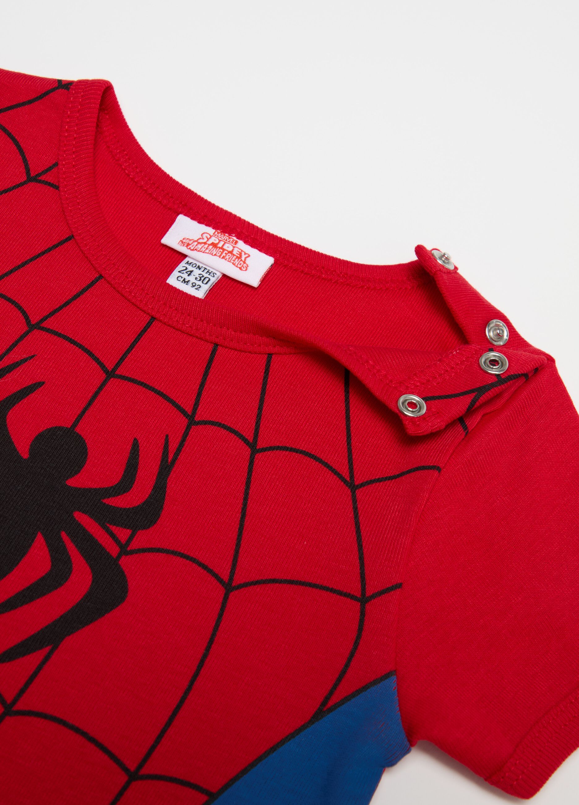 Pack of two onesies with Spidey print