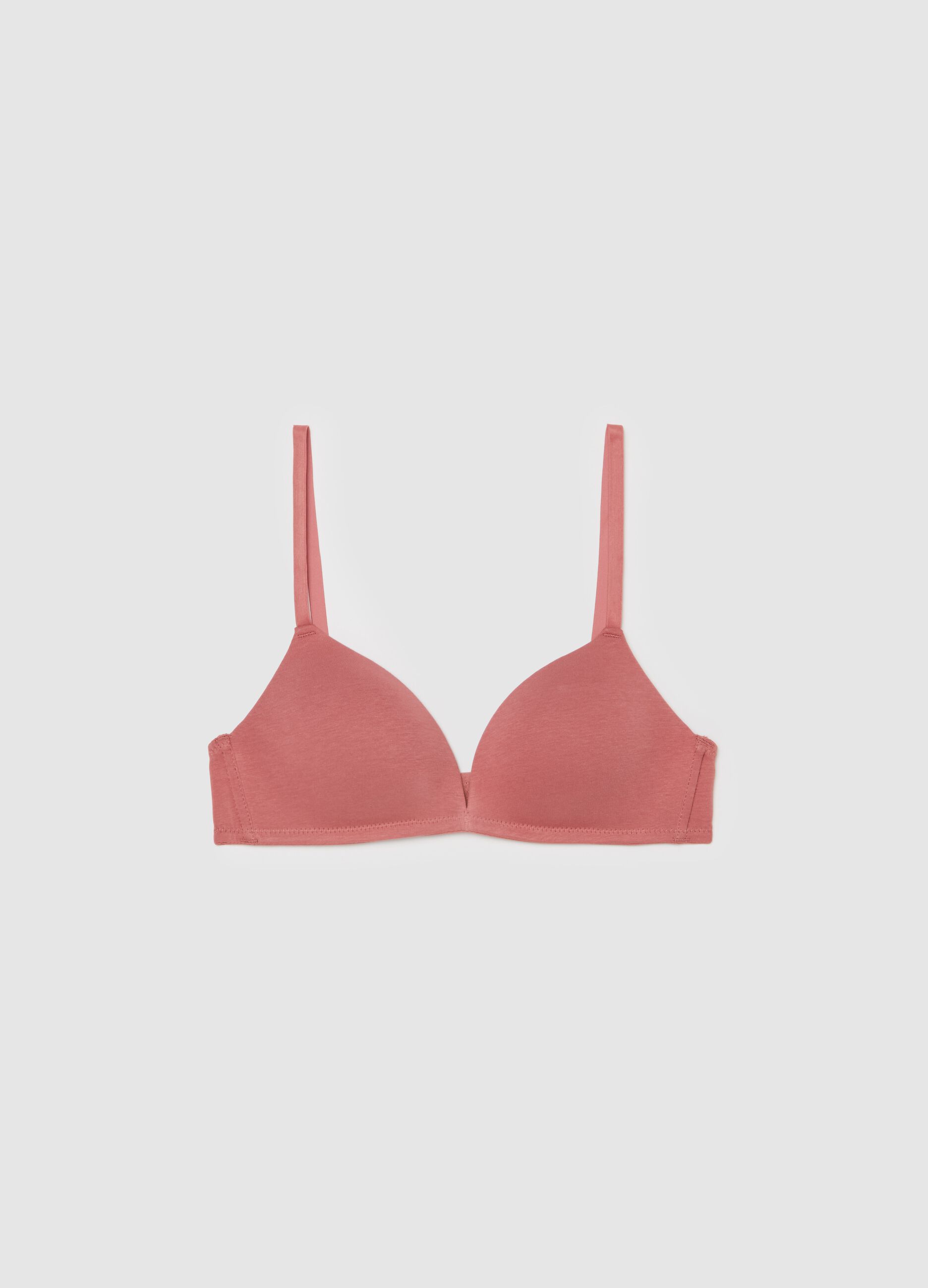 Sara triangle bra in organic cotton