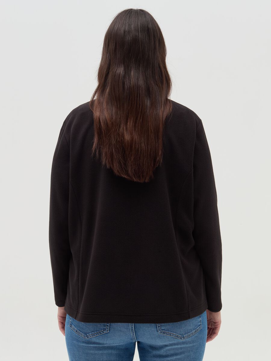 Curvy full-zip sweatshirt in fleece_2