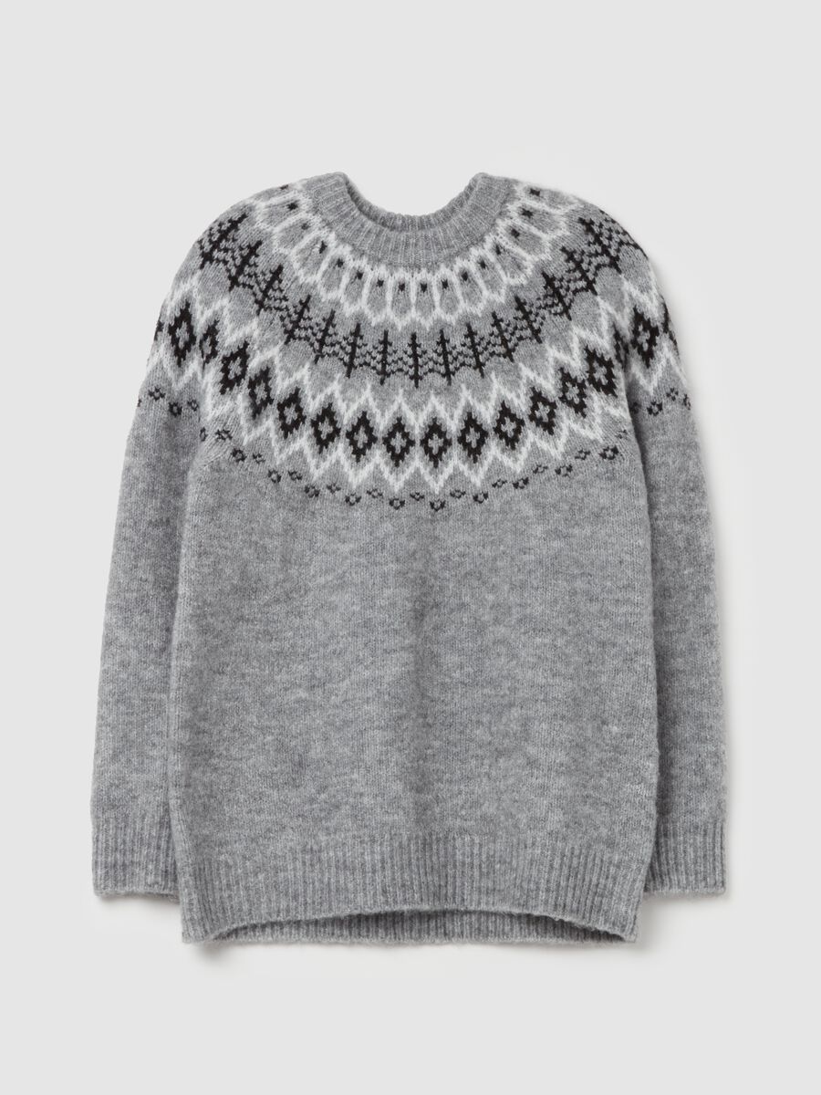 Curvy pullover with Norwegian design_0