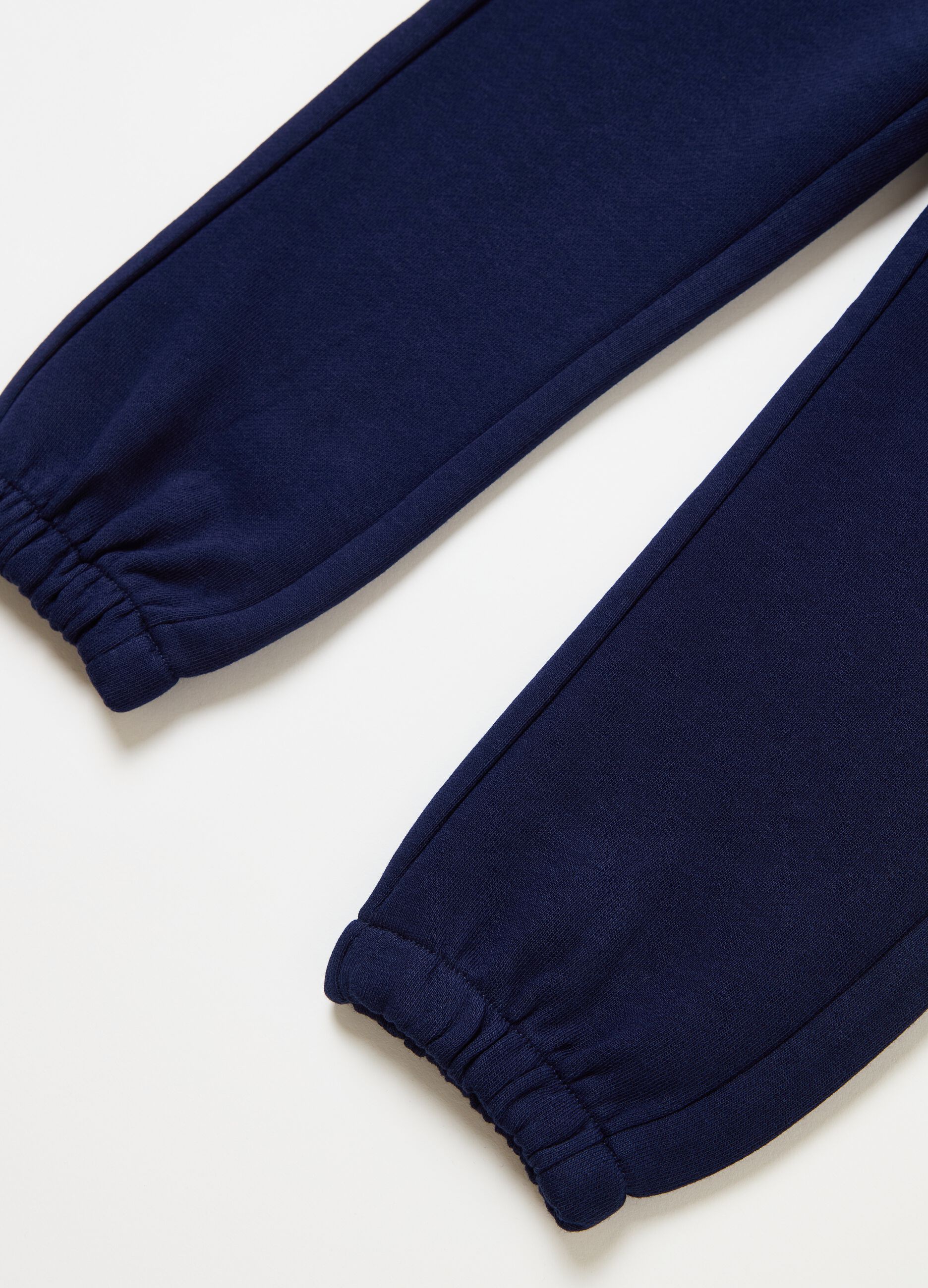 Essential joggers in organic cotton with drawstring