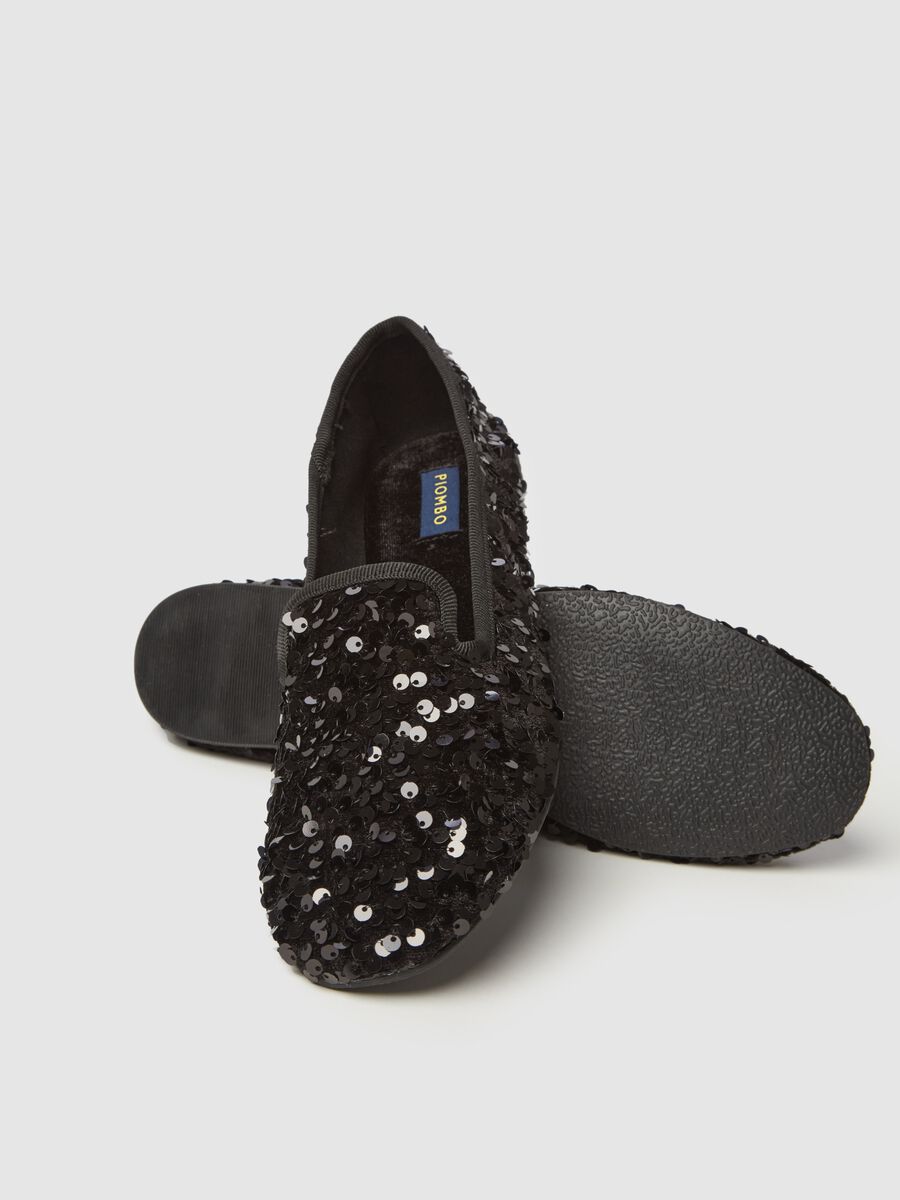 Slipper shoes with sequins_1