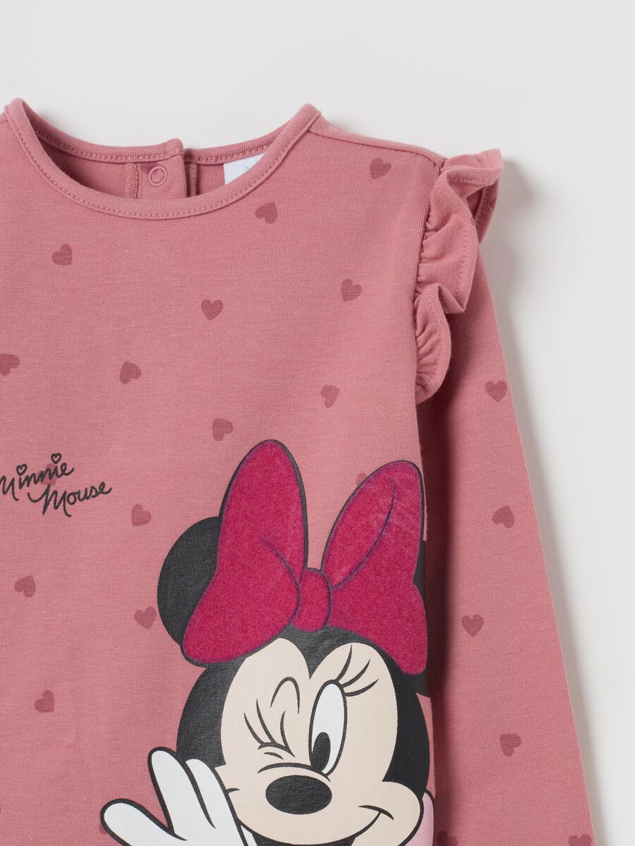 T-shirt in cotone bio con stampa Minnie_2