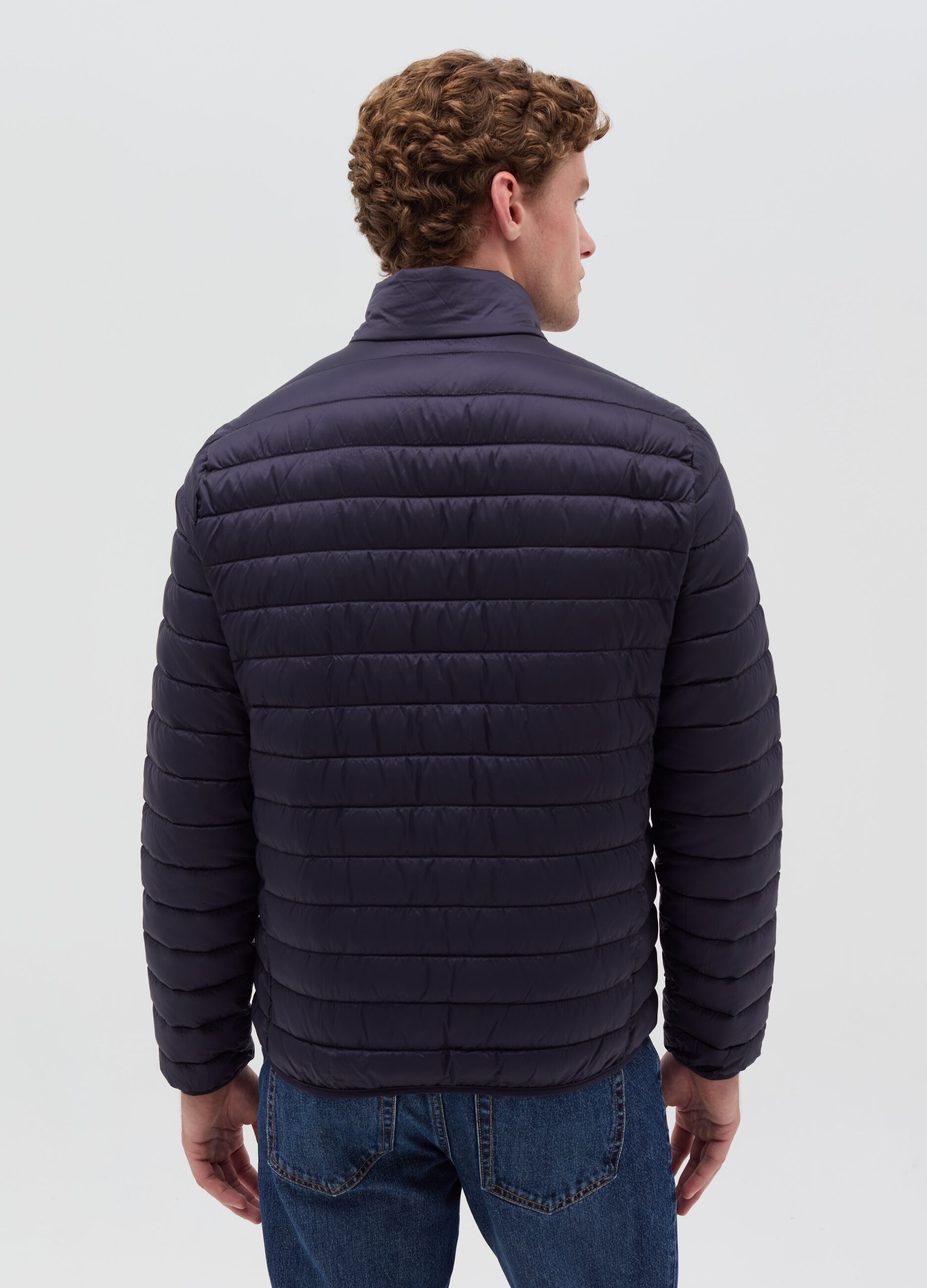 Ultralight full-zip down jacket